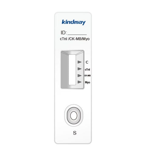 心筋梗塞検査キット - Shenzhen Kindmay Medical Co.,Ltd. - マイオグロビン用 / cTnI / クレアチンキナーゼ