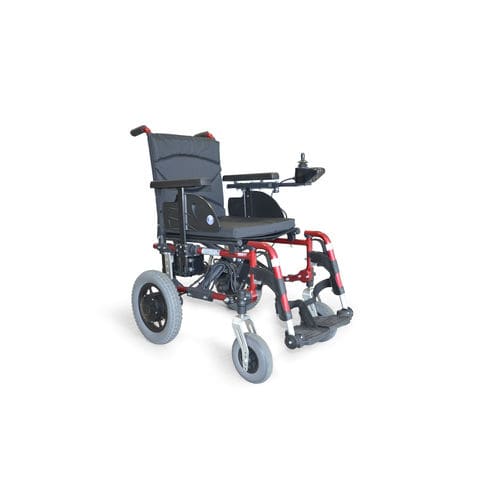 電動車椅子 - V500 E - Vermeiren Medical Equipment - 屋外 / 折りたたみ式 / アルミニウム製フレーム