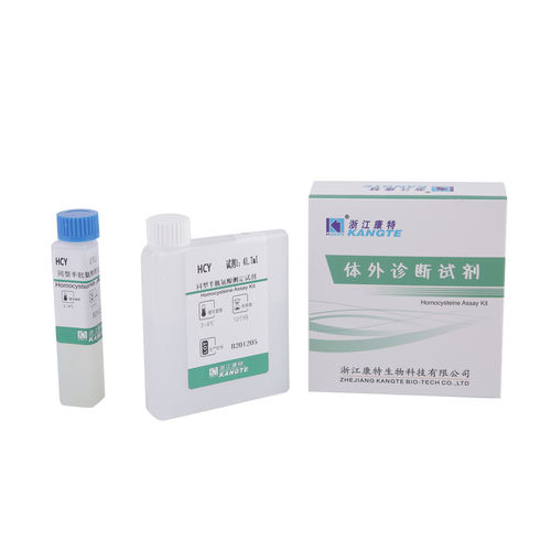 ホモシステイン検査キット - I001 series - Zhejiang Kangte Biotechnology Co., Ltd. - 心臓血管病 / 血清 / 診療所用