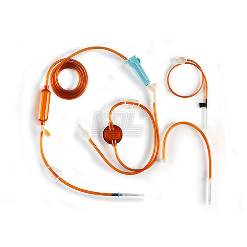 ポリ塩化ビニル輸液セット - Zhejiang Kindly Medical Devices - ポリウレタン / 点滴筒付き / Yポートコネクター付き