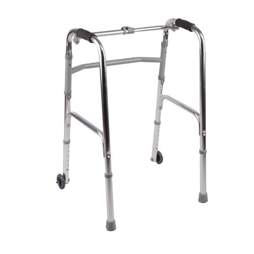 2輪歩行器 - KR912L - Zhenjiang Kangrui Rehabilitation Equipment Co., Ltd. - 高さ調節可能な / 折り畳み式