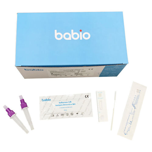 インフルエンザ用検査キット - Jinan Babio Biotech - インフルエンザA型 / インフルエンザB型 / イムノクロマトグラフィー