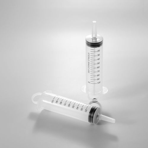 ポリプロピレン製シリンジ - catheter-100 - Sunrise Medical Technology - ゴム製 / 使い捨て / 無菌