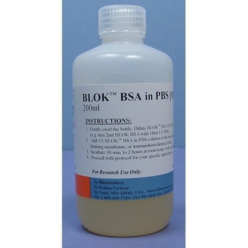 溶液試薬 - BLOK™ - G-BIOSCIENCES - ウシ血清アルブミン / 免疫組織化学用 / プロテイン