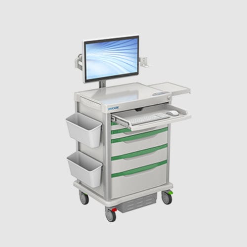 医療用コンピュータ用台車 - Touchpoint Medical - 付属品 / 移動式 / モジュール式