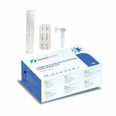 COVID-19用迅速検査キット - Safecare - 抗原 / インフルエンザA型 / インフルエンザB型