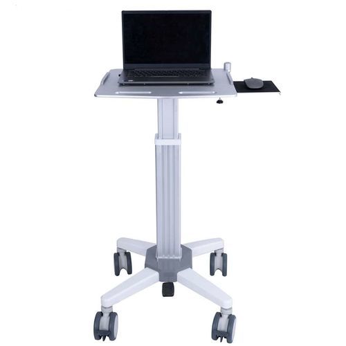 医療用コンピュータ用台車 - QingDao Wealthy automation equipment co., Ltd - ノートパソコン用 / 高さ調節可能な / セキュリティ