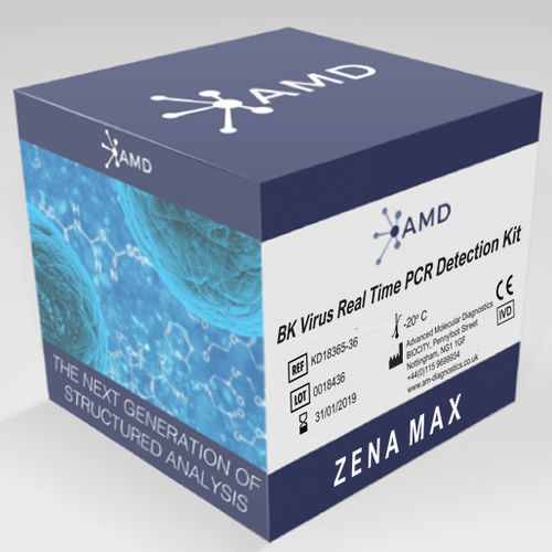 BKウイルス検査キット - Zena Max - Advanced Molecular Diagnostics Ltd. - 感染病用 / 血漿用 / 全血
