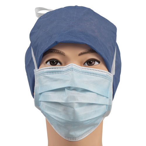 EN14683サージカルマスク - 15701F - Zhejiang Lanhine Medical Products - 大人用 / 1箱50枚入り / 青