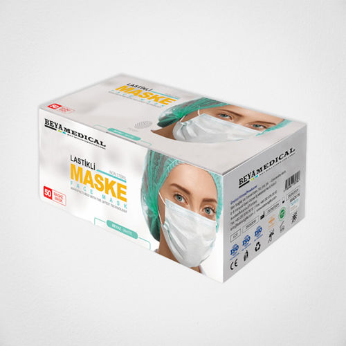ポリプロピレン製サージカルマスク - BEYA Medical - ガラス繊維フリー / 大人用 / 1箱50枚入り