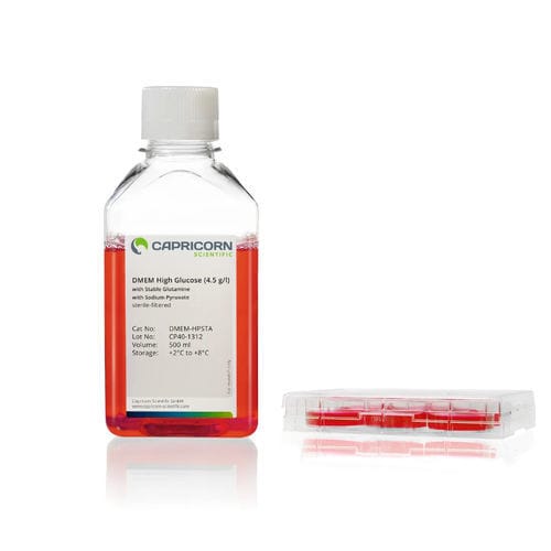 増殖培地試薬 - DMEM-HPSTA - Capricorn Scientific GmbH - ダルベッコ変法イーグル培地 / 細胞培養用 / 液体