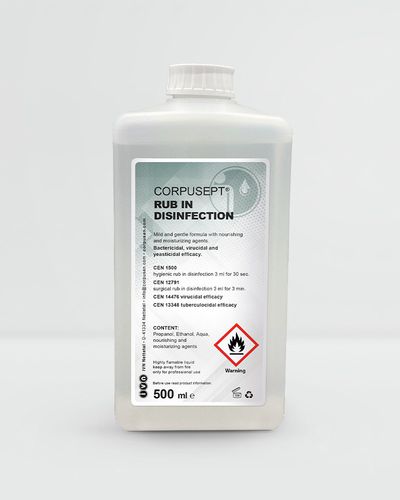 個人衛生用消毒剤 - CORPUSEPT® - IVN Nettetal & Unigema - 液体 / 500ml / アルコール系