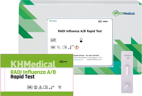 呼吸器疾患迅速検査キット - RADI - KH Medical Co., Ltd. - インフルエンザA型 / インフルエンザB型