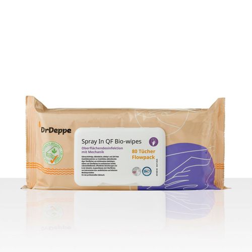 床・表面用ウェットティッシュ - Spray In QF - Laboratorium Dr. Deppe - 80枚入り / 60枚入り