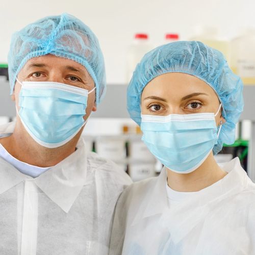 ふっくらした手術帽 - MOBCAP14B - Medegen Medical Products - ポリプロピレン製 / 使い捨て