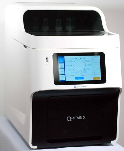 自動サンプル準備システム - Q-Stain®X - Novodiax - 実験用 / 免疫組織化学用 / スライド染色用