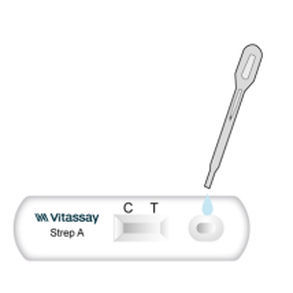 呼吸器疾患迅速検査キット - VITASSAY HEALTHCARE S.L. - 抗原 / 連鎖球菌A / 咽喉