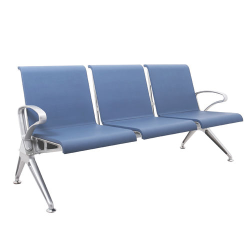 待合室用椅子 - SJ9078 - Foshan Oshujian Furniture Manufacturing Co., Ltd - 肘掛け付き / 背もたれ付き / 3人用