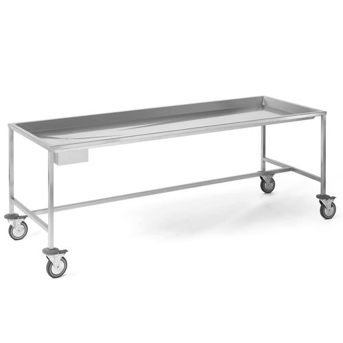 患者移送用ストレッチャー - HY 102.050 - Prontomed srl - 手動式 / 1セクション / ステンレス鋼製