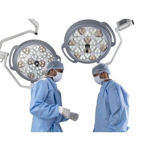 天井取付け無影灯 - Spectra Lumeo - Palakkad Surgical Industries - LED / アーム2本 / 96