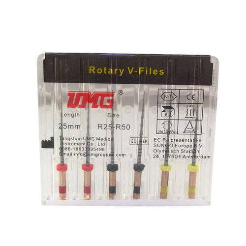 相互性歯科用ファイル - V-blue - Tangshan UMG Medical Instrument - 根管処理用 / NiTi