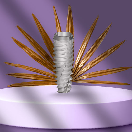 円筒形歯科インプラント - FTP3711/SC - Ora implant system GmbH  - チタン製 / インターナル六角形 / ストレートタイプ
