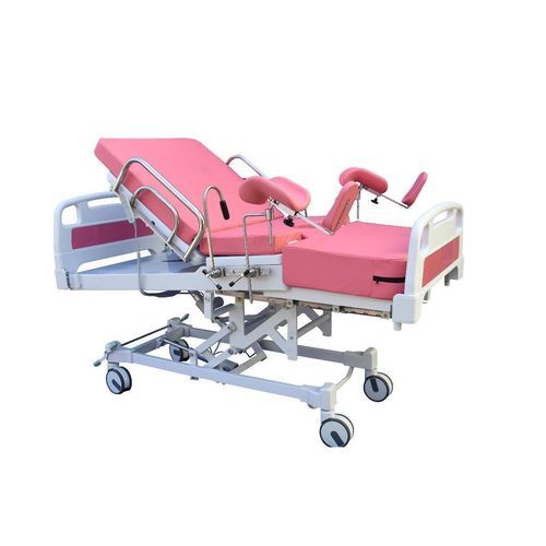 婦人科用手術台 - FY-V02-D1 - Jiangsu Fuyou Medical - 電動式 / 高さ調節可能 / レッグレスト付き