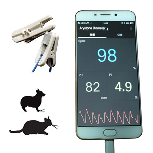 手持ち型パルスオキシメータ - M400V   - Shenzhen Raysintone Technology Co.,Ltd - 医療用 / 獣医用 / USB