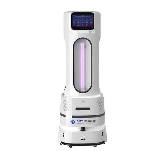 病院用消毒ロボット - M2-W2 - Hangzhou Amy Robot Co.,Ltd. - 研究所用 / 紫外線 / UVC(短波長紫外線)
