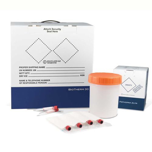 輸送用試料容器 - BioTherm - DGP Intelsius GmbH - 血液製剤用温度管理機能付き / ネジ蓋付き