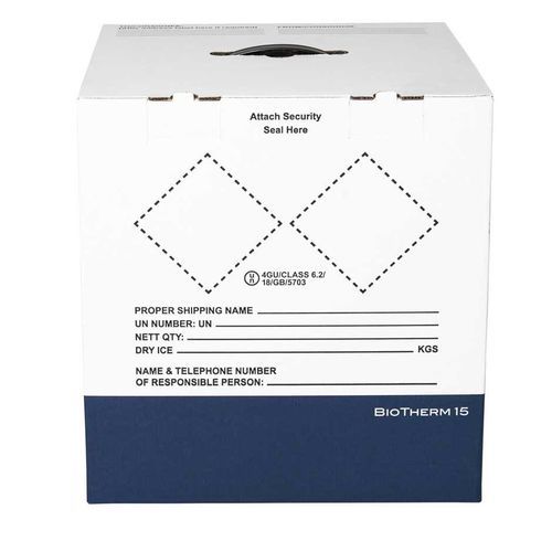 生物学試料用梱包箱 - BioTherm 15 - DGP Intelsius GmbH - 輸送用 / 紙製 / 血液製剤用温度管理機能付き