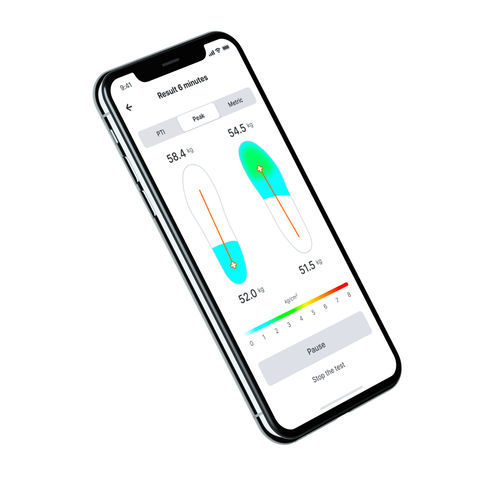 歩行分析用アンドロイドアプリケーション - FeetMe® Evaluation - Feetme - 姿勢分析用 / 分析 / 評価
