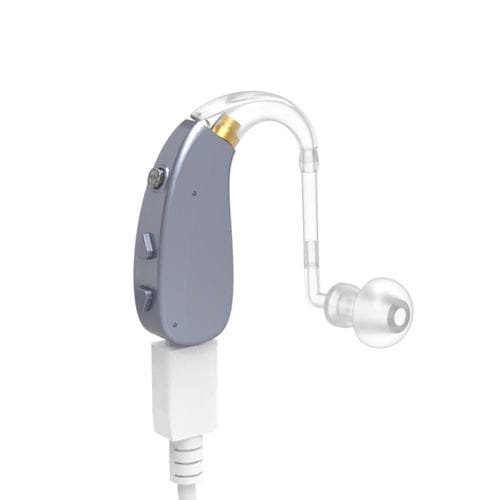 BTEオープンフィット補聴器 - EN-T201A - Guangdong ENNO Technology - 充電式 / ノイズキャンセリング付き / ベージュ