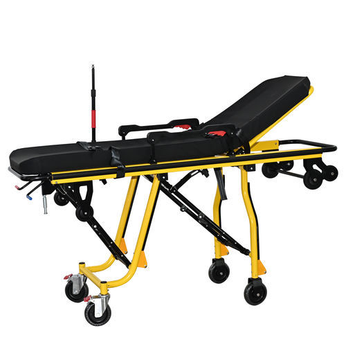 救急車用ストレッチャー - YHR-A8 - Zhangjiagang Herui Medical Equipment Co., Ltd. - 機械式 / 折りたたみ式 / 背もたれ調節可能な