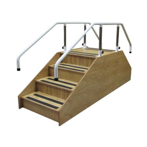 一直線リハビリ用階段 - SS1361 - Stabil Equipment Ltd (UK) - 手すり2つ