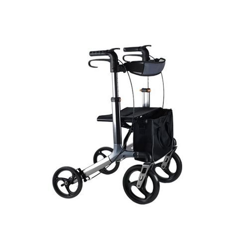 4輪歩行車 - LR001 - Foshan Medco Medical equipment Co., Ltd. - アルミニウム製フレーム / かご付き / 高さ調節可能