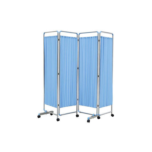 折りたたみ式医療用パーテーション - A002 - Foshan Medco Medical equipment Co., Ltd. - キャスター付き / パネル4枚 / 病室用