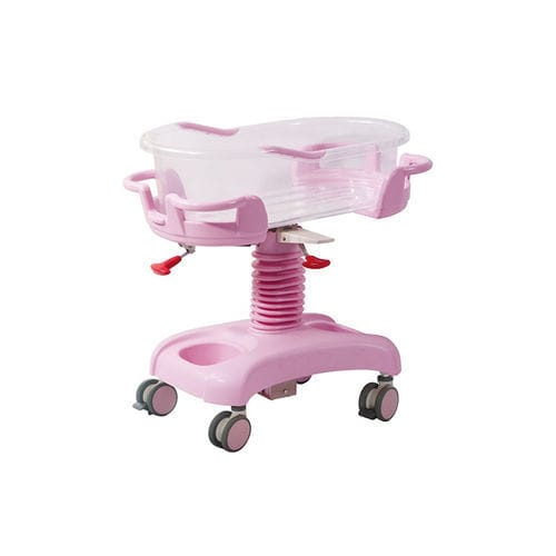 乳児用病院用バシネット - B002 - Foshan Medco Medical equipment Co., Ltd. - キャスター付き / 高さ調節可能な / ベビーベッド