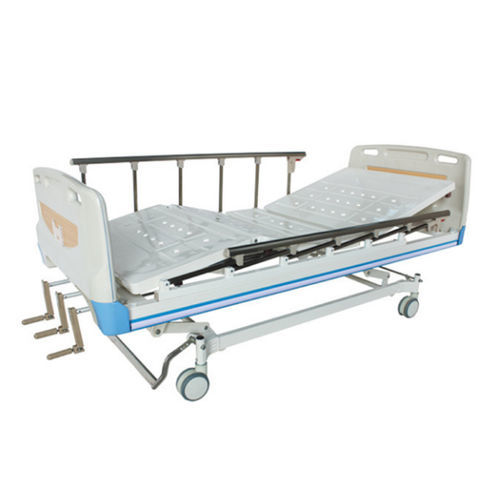 病院用ベッド - A6 - Shandong Expert Medical Equipment - 手動式 / 高さ調節可能 / キャスター付き