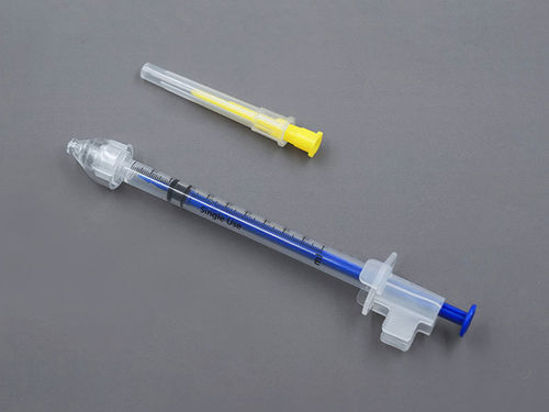 プラスチック製シリンジ - Shijiazhuang Xinfuda Medical Packaging Co., Ltd. - ゴム製 / 使い捨て / 安全機構付き