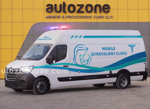 婦人科用病院用可動ユニット - Renault Master - AUTO ZONE ARMOR AND PROCESSING CARS L.L.C - ワゴン車タイプ / ディーゼル / マニュアル