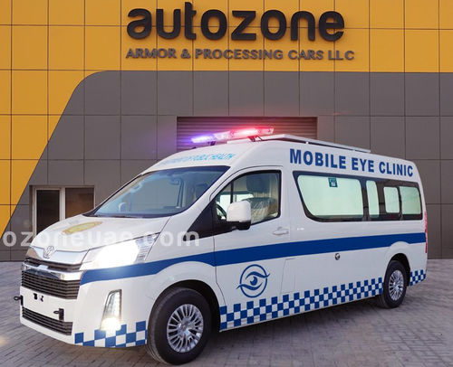 眼科用病院用可動ユニット - Hiace - AUTO ZONE ARMOR AND PROCESSING CARS L.L.C - 耳鼻咽喉科用 / ワゴン車タイプ / 自動