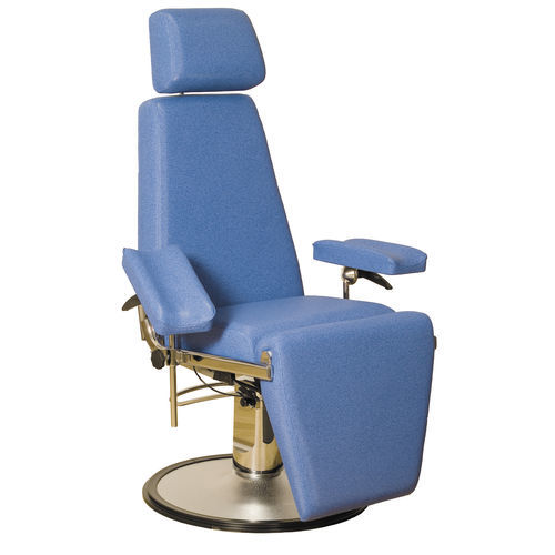 油圧式採血用アームチェア - 3105/2 - VOG MEDICAL - 3セクション / 高さ調節可能な / レッグレスト付き