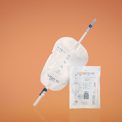 尿ドレナージセット - Ugo Pro - Optimum Medical - 目盛り付き / 逆流防止弁付き / ポリ塩化ビニル