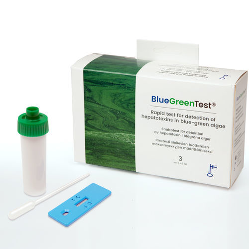 毒物学用迅速検査キット - BlueGreenTest® - Salofa Oy - 水の分析用 / 細菌 / 水