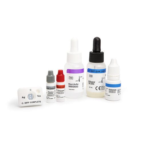 感染病用迅速検査キット - QUIK CHEK COMPLETE ® - Techlab, Inc. - グルタミン酸脱水素酵素 / ディフィシル菌 / 酵素免疫測定法