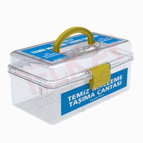 手術道具箱 - CKM010T - Telkar Cevre Saglik Endustriyel Plastik San. ve Tic. .A.Ş. - 輸送用 / プラスチック製 / ふた付き