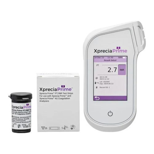 自動血液凝固分析装置 - Xprecia Prime™ 4U - Universal Biosensors Pty. Ltd. - PT / 閉じた / 手持ち型