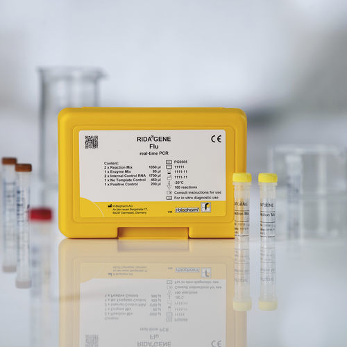 インフルエンザ用検査キット - RIDA®GENE - R-Biopharm AG - インフルエンザA型 / インフルエンザB型 / 診療所用