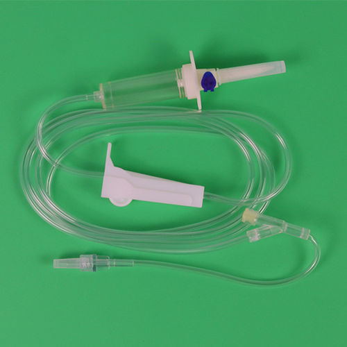 Yポートコネクター付き輸液セット - 3 - Rongbo Medical - 点滴筒付き / 栓付き